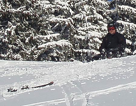 Jann Guldhammer er styrtet på ski i Saalbach