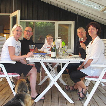 Familien Guldhammer pÃ¥ sommerferie i Nordjylland